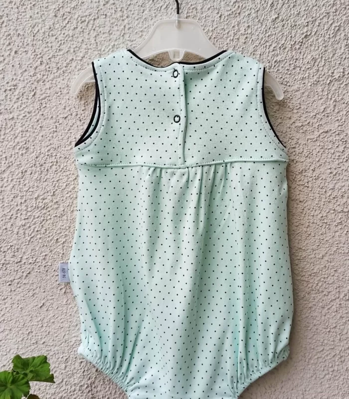 3-9 Ay Puanlı Bandanalı Body Yeşil Yeşil