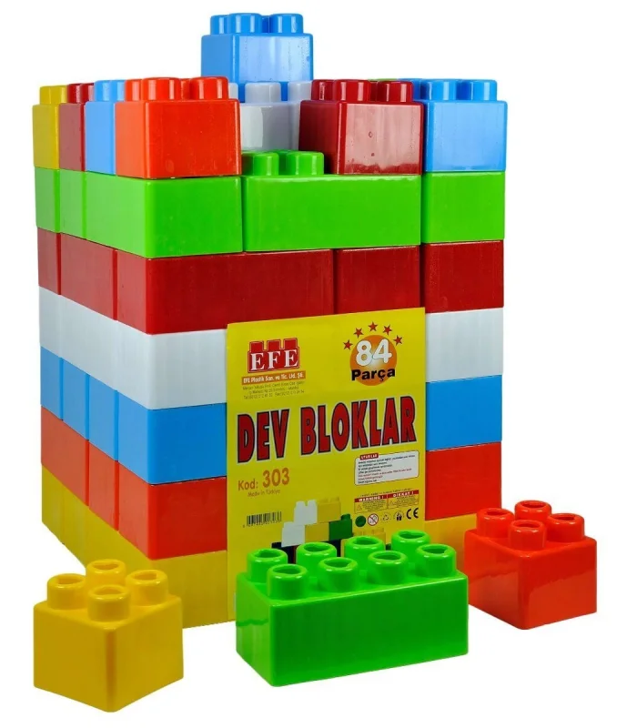 303 Z+7 84 Parça Dev Bloklar