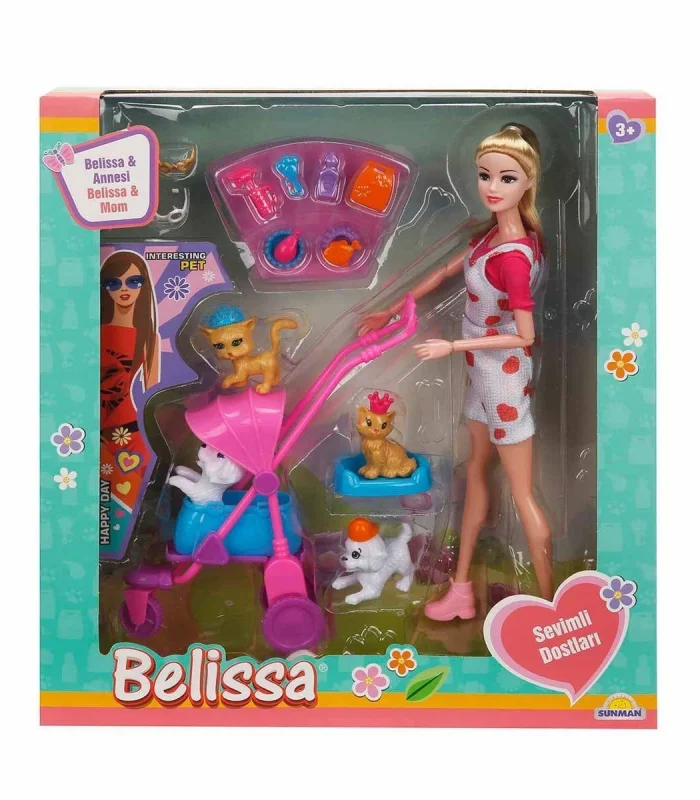3045 Belissanın Annesi ve Sevimli Dostlar 30 cm -Sunman