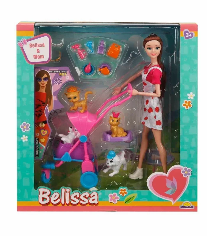 3045 Belissanın Annesi ve Sevimli Dostlar 30 cm -Sunman