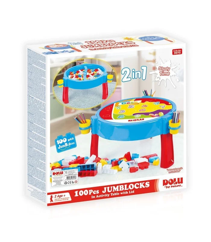 3072 100 PARÇA MEGA BLOKLU AKTIVITE MASASI