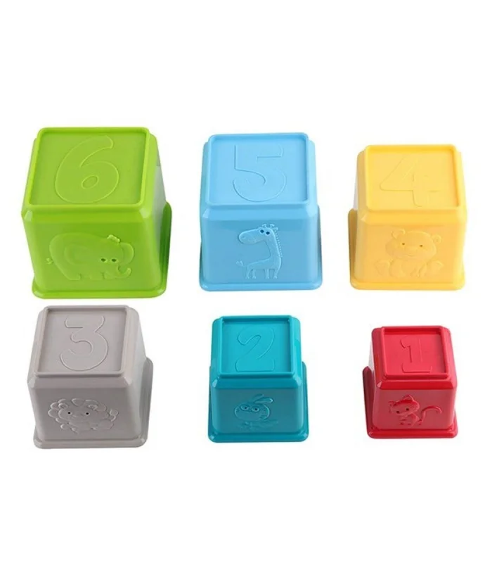 30798-LC EĞİTİCİ KAPLAR RENKLİ ZOO