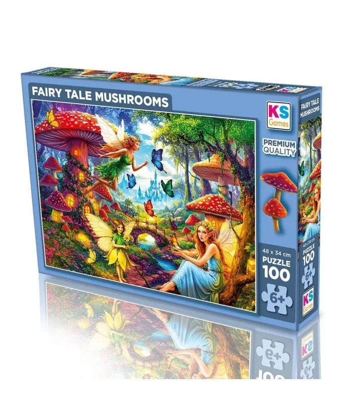 31502 FAIRY TALE MUSHROOMS 100 PARÇA PUZZLE