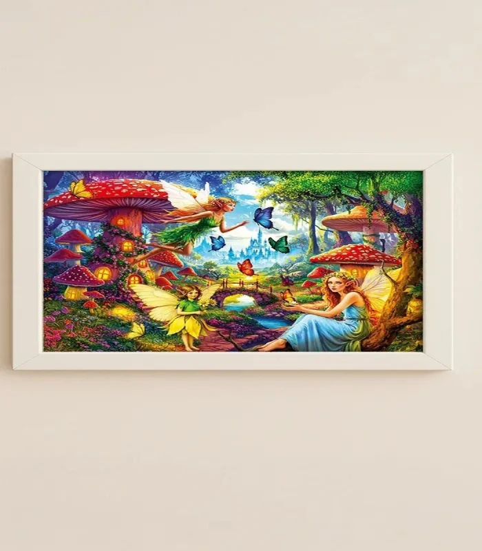 31502 FAIRY TALE MUSHROOMS 100 PARÇA PUZZLE