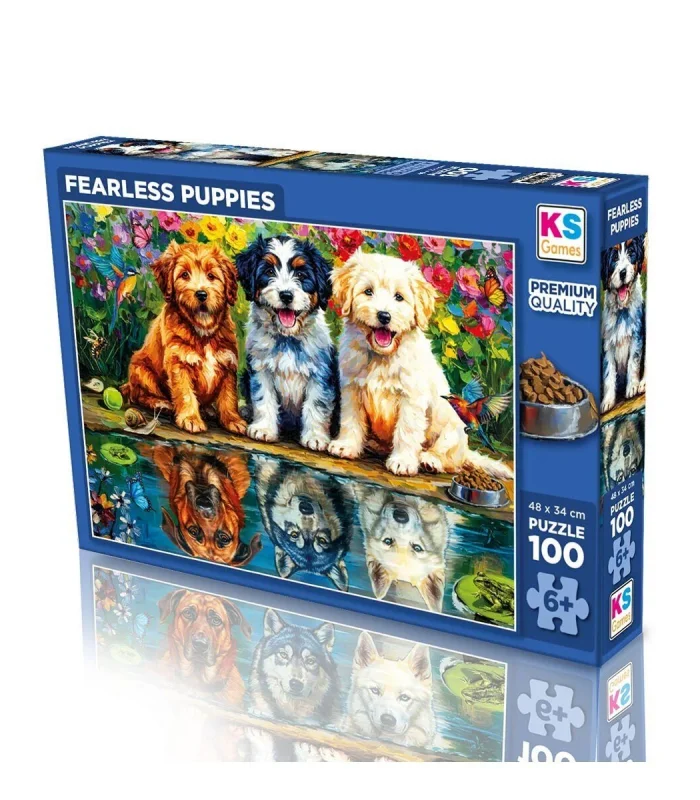 31503 FEARLESS PUPPIES 100 PARÇA PUZZLE