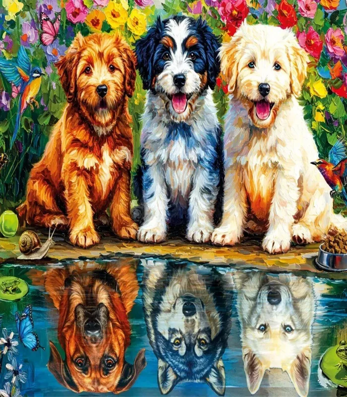 31503 FEARLESS PUPPIES 100 PARÇA PUZZLE