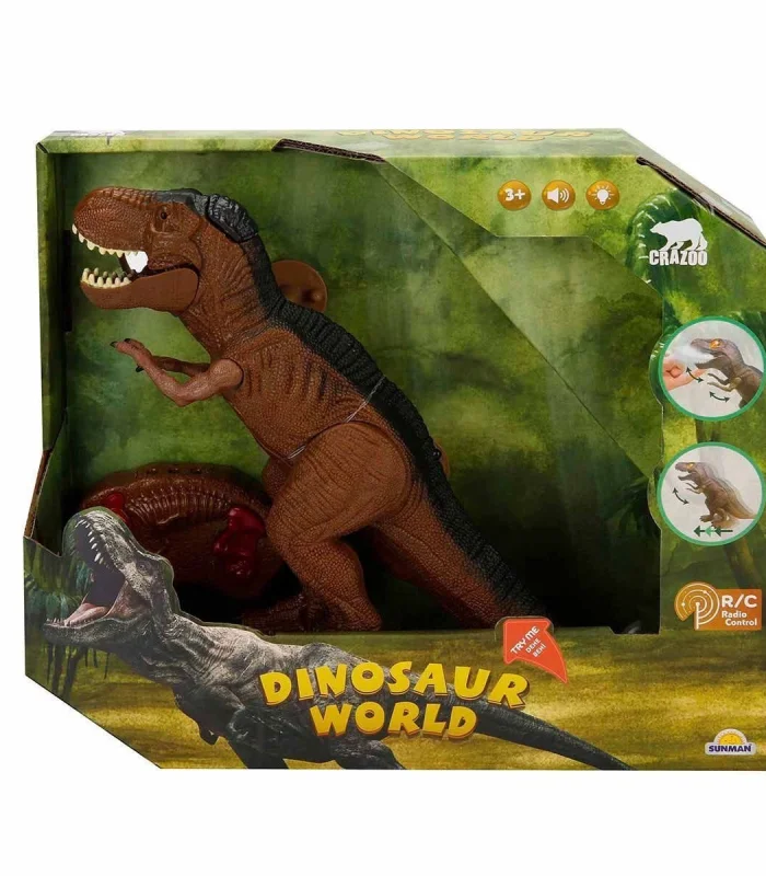 3158 Kumandalı Buhar Çıkaran Dinazor -Sunman