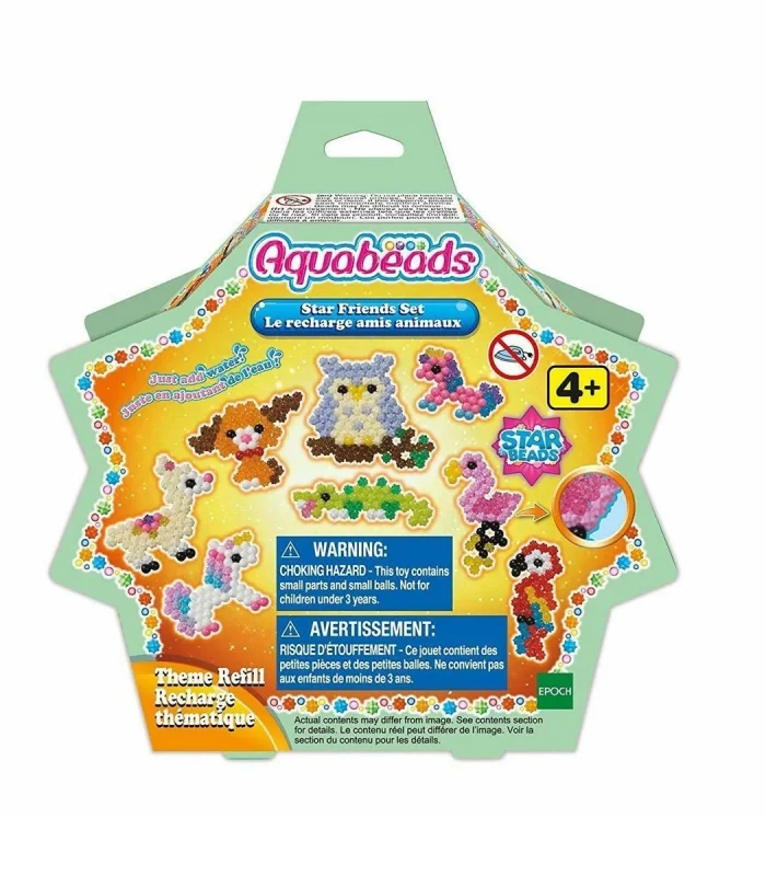 31602 AquaBeads Star Bead Arkadaşlar Seti / Yedek boncuk paketi / Epoch / +4 yaş