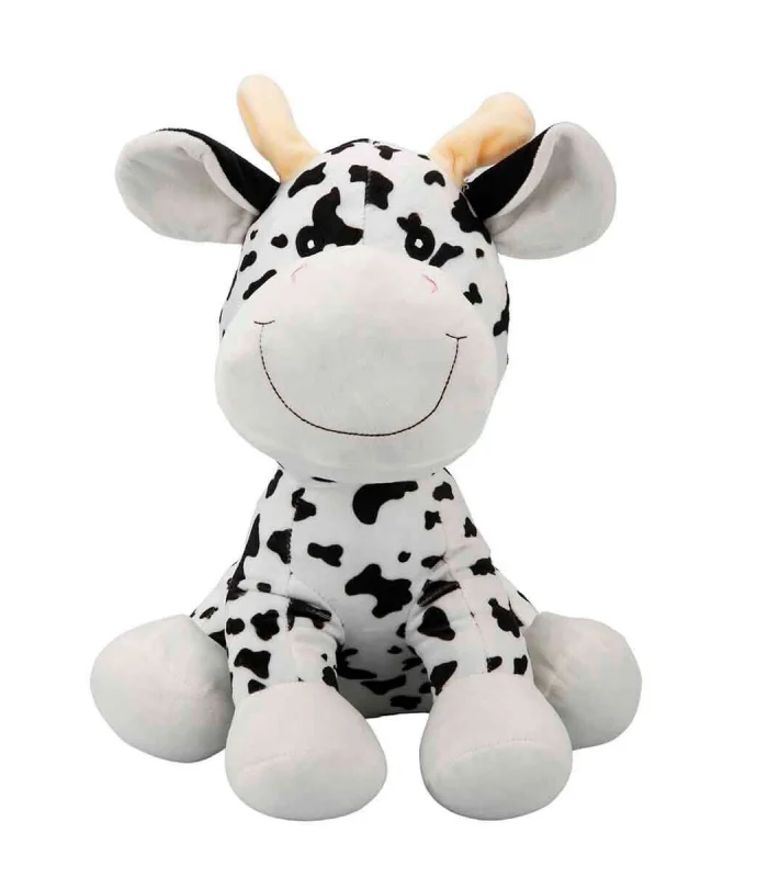 3182 Oturan Peluş Hayvanlar 35 cm Hipopotam-İnek-Fil-Maymun