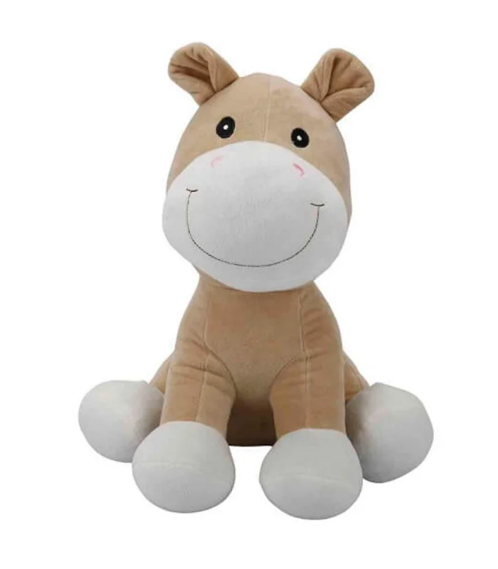 3182 Oturan Peluş Hayvanlar 35 cm Hipopotam-İnek-Fil-Maymun
