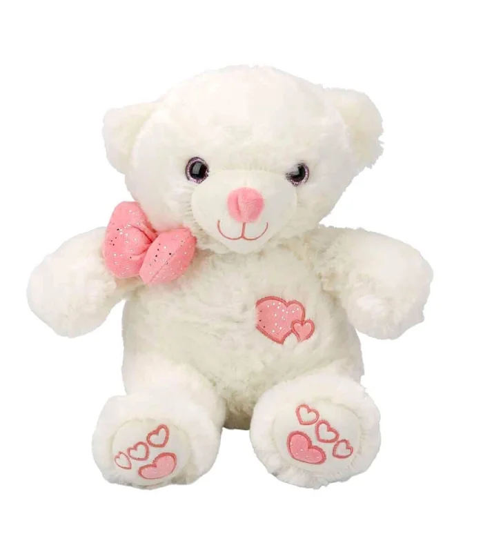 3186 Papyonlu Peluş Ayı 30 cm -Sunman