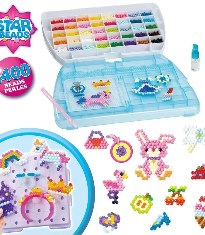 31914 AquaBeads Çantalı Delüks Set 1400 parça +4 yaş
