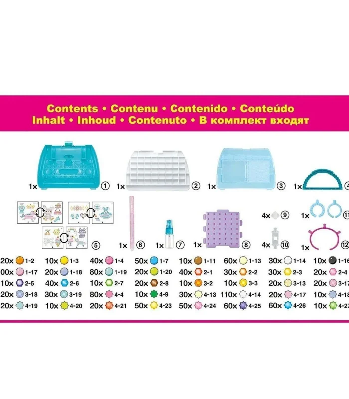 31914 AquaBeads Çantalı Delüks Set 1400 parça +4 yaş