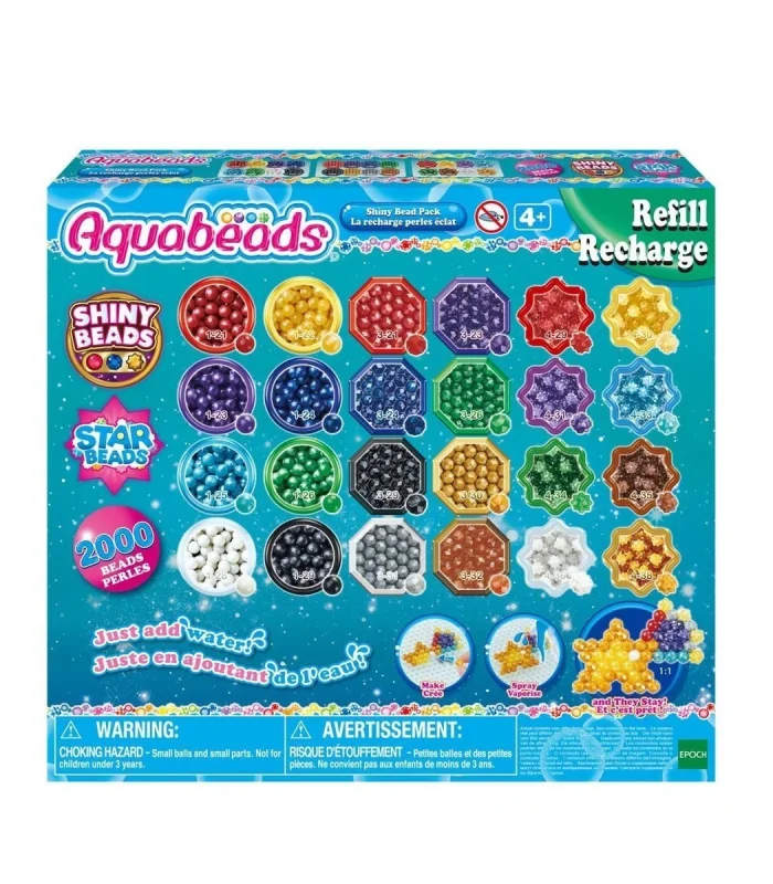 31995 AquaBeads Parlak Boncuk Paketi (yedek paket) 2000 parça +4 yaş