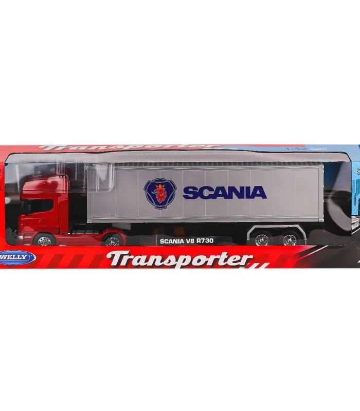 32671S-W Welly Scania Transporter V8 R730 1:24 -Karsan Oyuncak