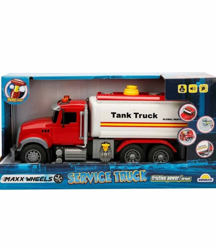 3326 Maxx Wheels Sesli ve Işıklı İtfaiye Araçları -Sunman