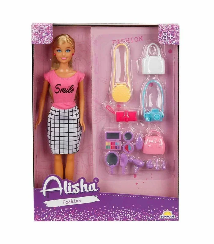 3392 Alisha Fashion Aksesuar Set 29 cm -Sunman