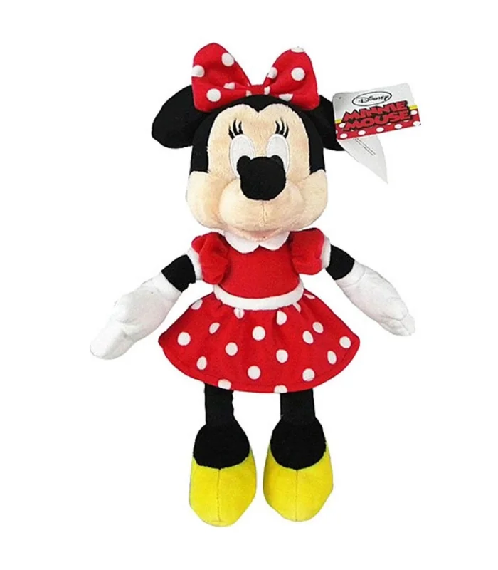 3414 Peluş Minnie  Kırmızı Elbiseli 25 cm -Sunman