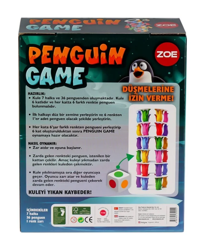 35005 Zoe Penguin Tower Denge Oyunu