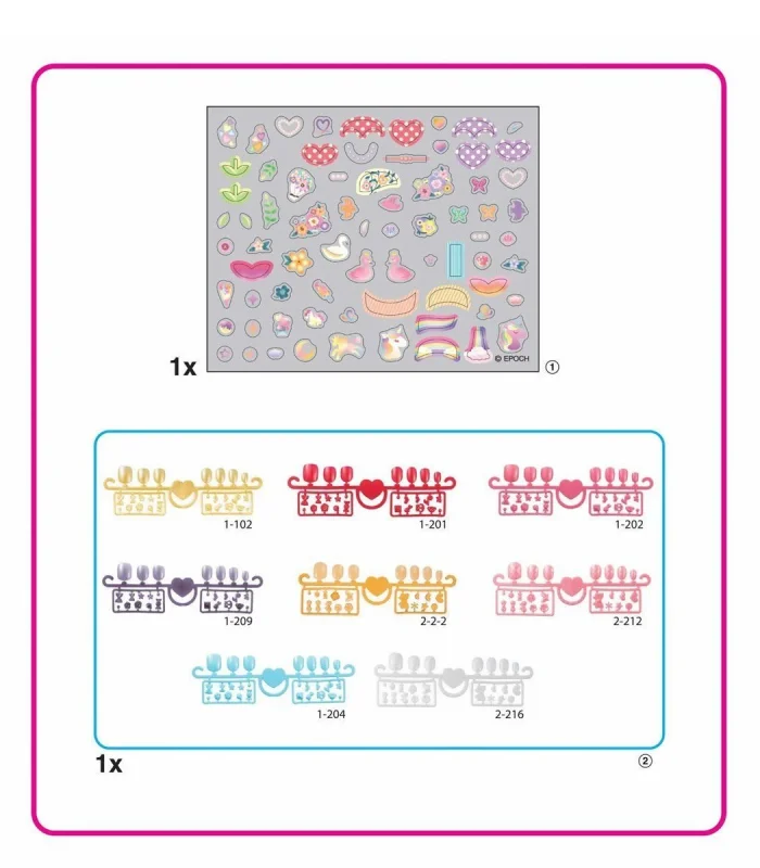 35059 AquaBeads Kalpler ve Kurdeleler - Yedek Tırnak Paketi +4 yaş