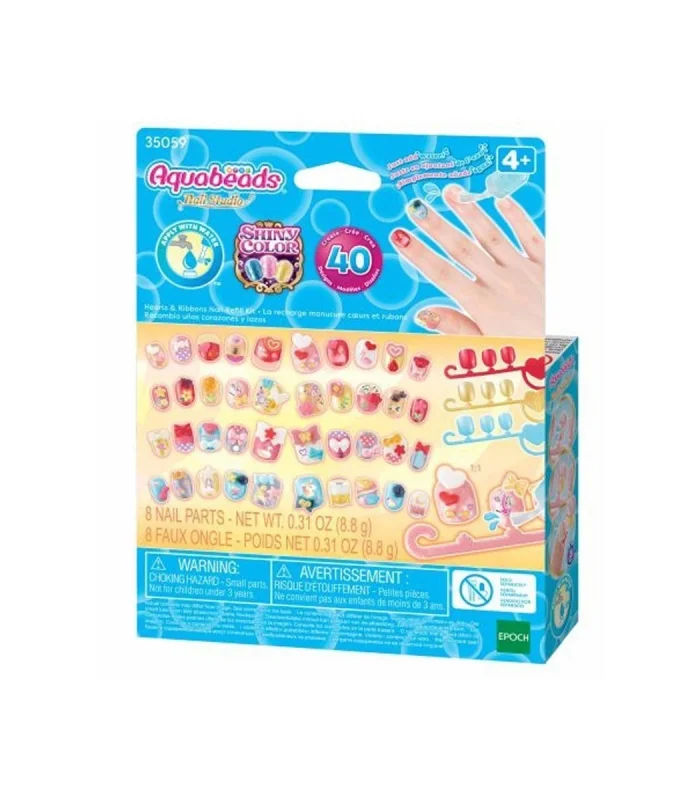 35059 AquaBeads Kalpler ve Kurdeleler - Yedek Tırnak Paketi +4 yaş
