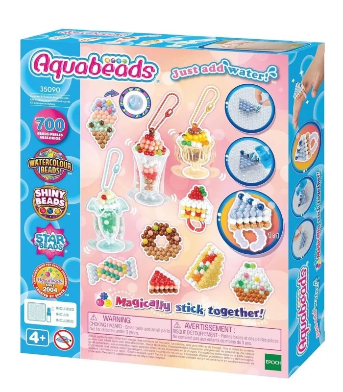 35090 AquaBeads Dondurma ve Tatlı Aksesuar Kiti - 700 parça +4 yaş