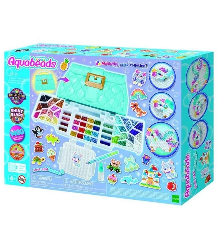 35114 AquaBeads Tasarımcı Çantası 1400 parça +4 yaş