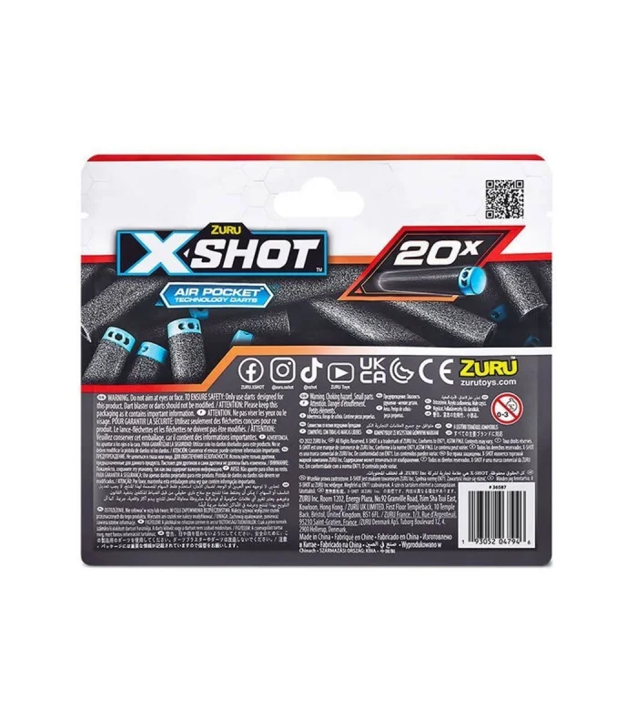 36587 Zuru X Shot Silah 20 li Yedek Paket -Sunman