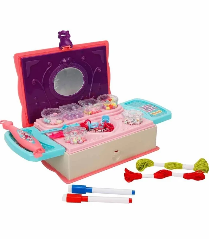3662  Pretty Pinky 3ü 1 Arada Boncuk Yapım Seti -Sunman