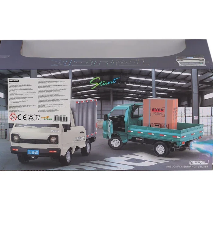 3688-G148A Şarjlı Kumandalı Duman Atan Kamyon