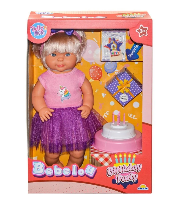 40021 Bebelou Doğum Günü Bebek 40 cm