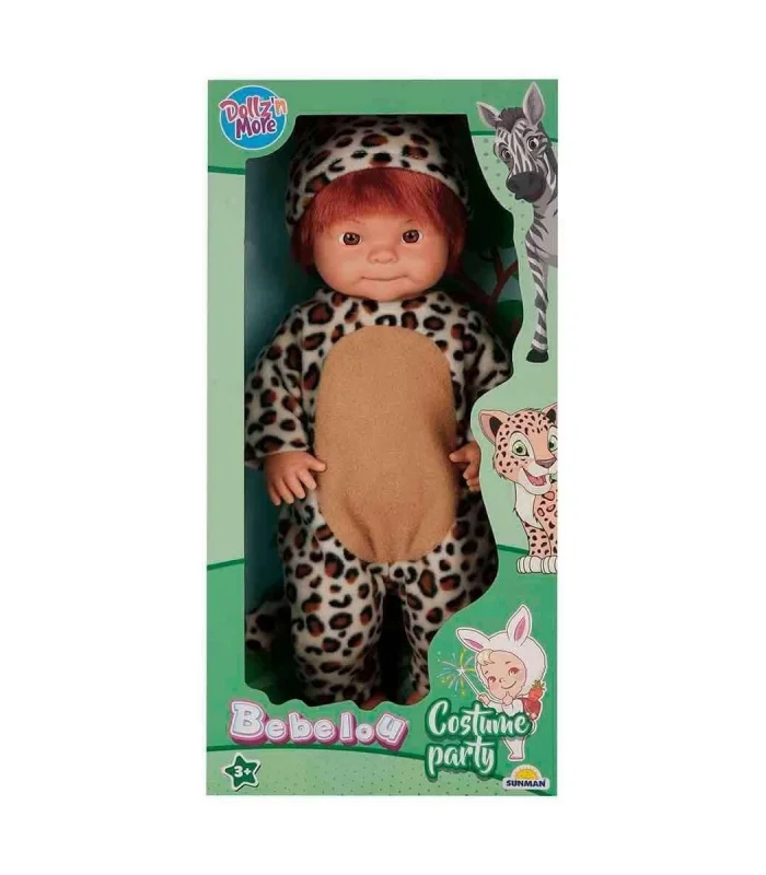 40041 Bebelou Hayvan Kostümlü Bebek 40 cm