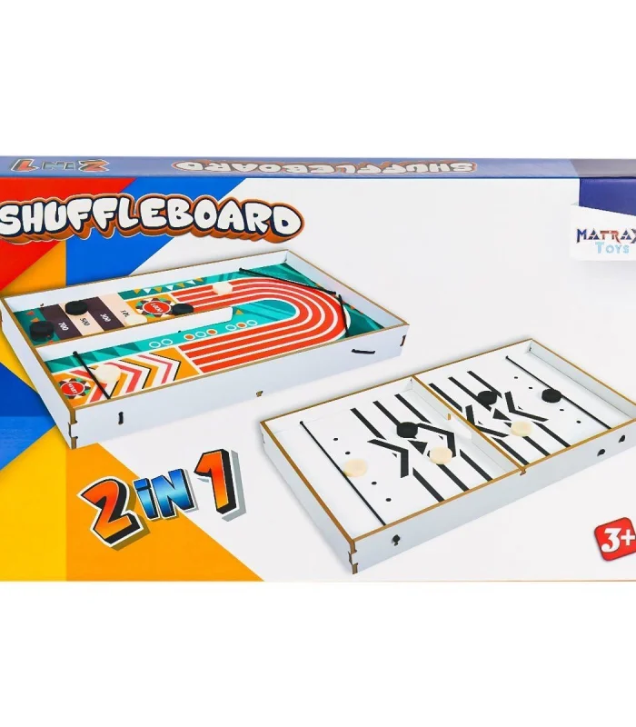 416 Shuffleboard Oyunu 2IN1 -Akçiçek Oyuncak