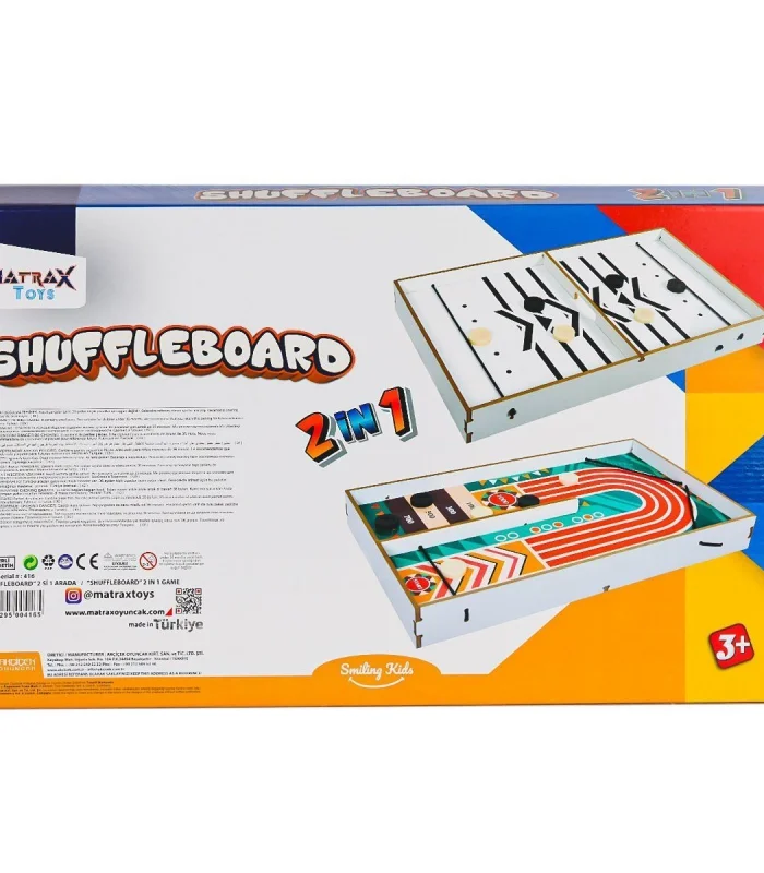 416 Shuffleboard Oyunu 2IN1 -Akçiçek Oyuncak