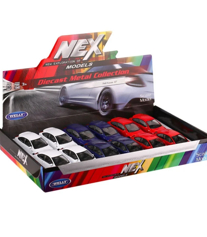 42378 Welly Diecast Ford Focus Çek Bırak Araba -Karsan Oyuncak