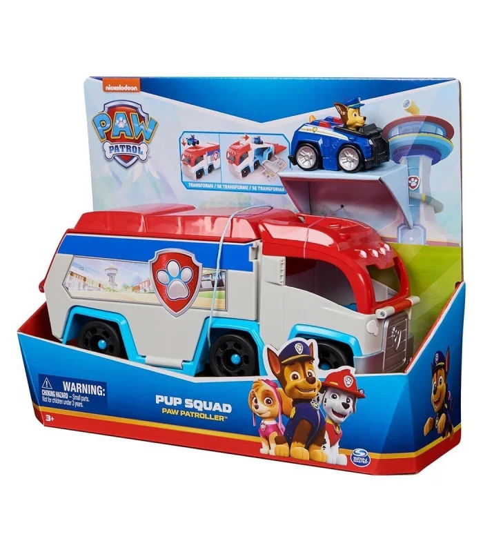 42988 SUN-SPM-FİGÜR SET PAW PATROL PUP SQUAD 1FGR ARAÇ