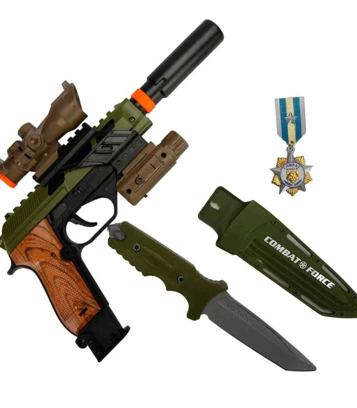 4308 Sesli ve Işıklı Silah Seti -Sunman