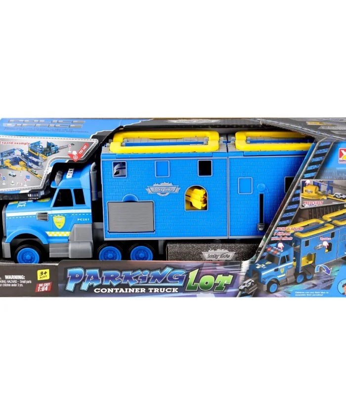 4345 Sesli Işıklı Transporter Garaj Seti