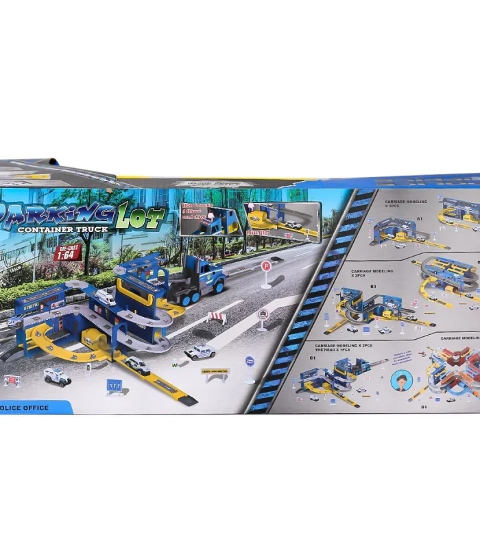 4345 Sesli Işıklı Transporter Garaj Seti