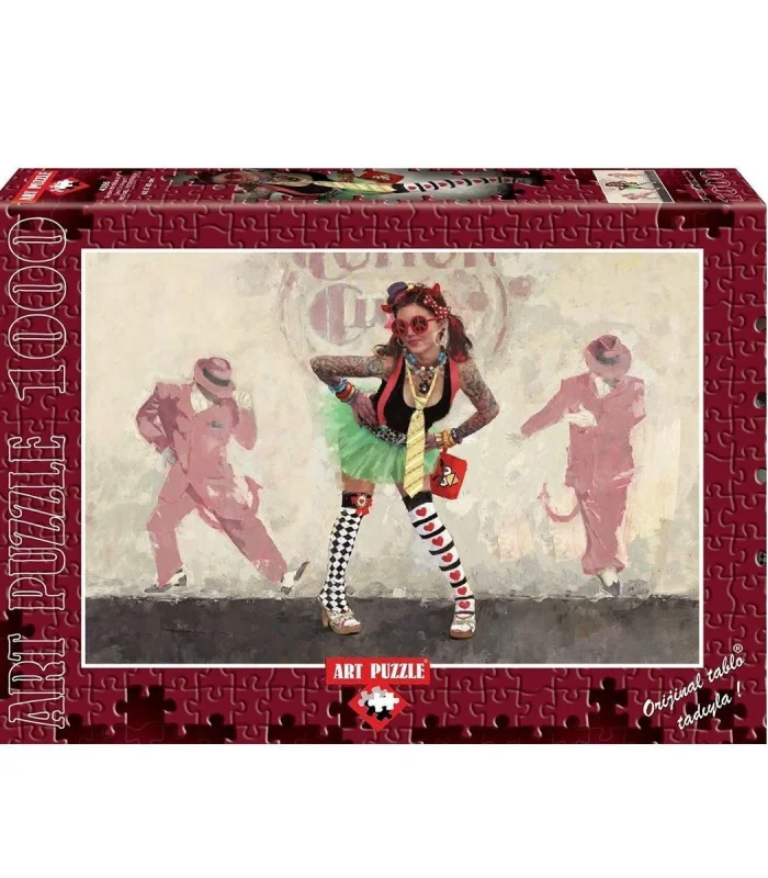 4355 Art Puzzle Şeytan Mı? Melek Mi? 1000 Parça Puzzle