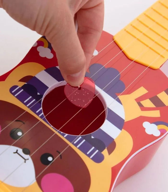 4359 Gitar Telli Baskılı Eccho-Sunman