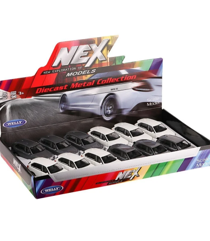 43691 Welly BMW X5 Çek Bırak Model Araba -Karsan Oyuncak