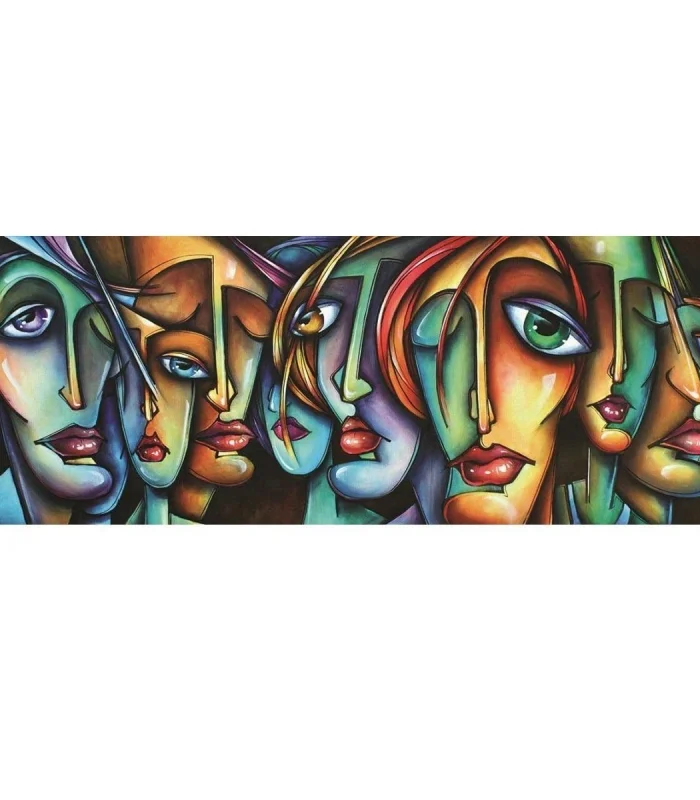 4446 Art Puzzle, Hüznü Paylaşanlar, 1000 Parça Panorama Puzzle