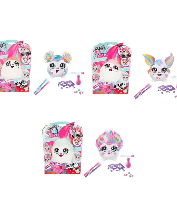 45539 SUN-CNL-HOBİ SET AIRBRUSH PLUSH HAIR IFFIC MINI 3R