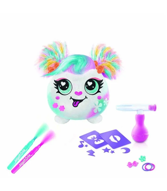 45539 SUN-CNL-HOBİ SET AIRBRUSH PLUSH HAIR IFFIC MINI 3R