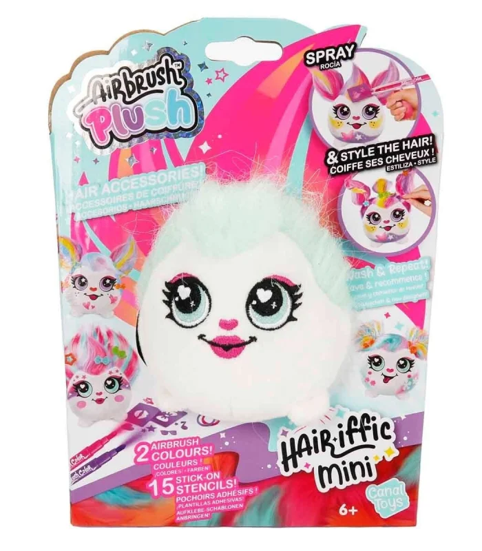 45539 SUN-CNL-HOBİ SET AIRBRUSH PLUSH HAIR IFFIC MINI 3R
