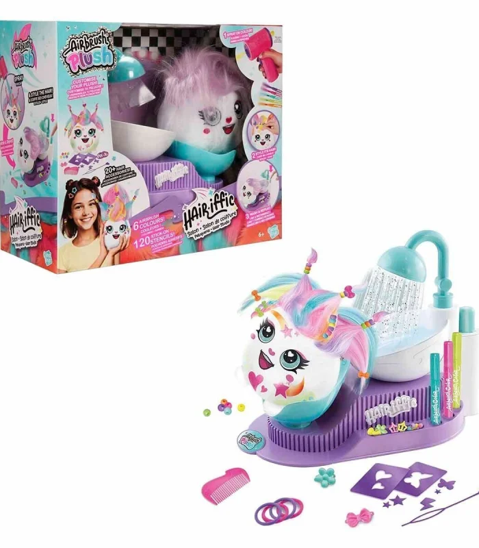 45544 SUN-CNL-HOBİ SET AIRBUSH PELUŞ HAIR IFFIC HAIR STYLE SALON B O