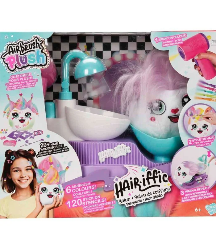 45544 SUN-CNL-HOBİ SET AIRBUSH PELUŞ HAIR IFFIC HAIR STYLE SALON B O