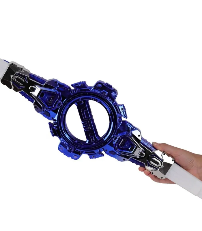 456-44M ÇİFT TARAFLI 360 DRC DÖNEBİLEN KIVILCIM SAÇAN 7 RENK LED IŞIKLI KILIÇ