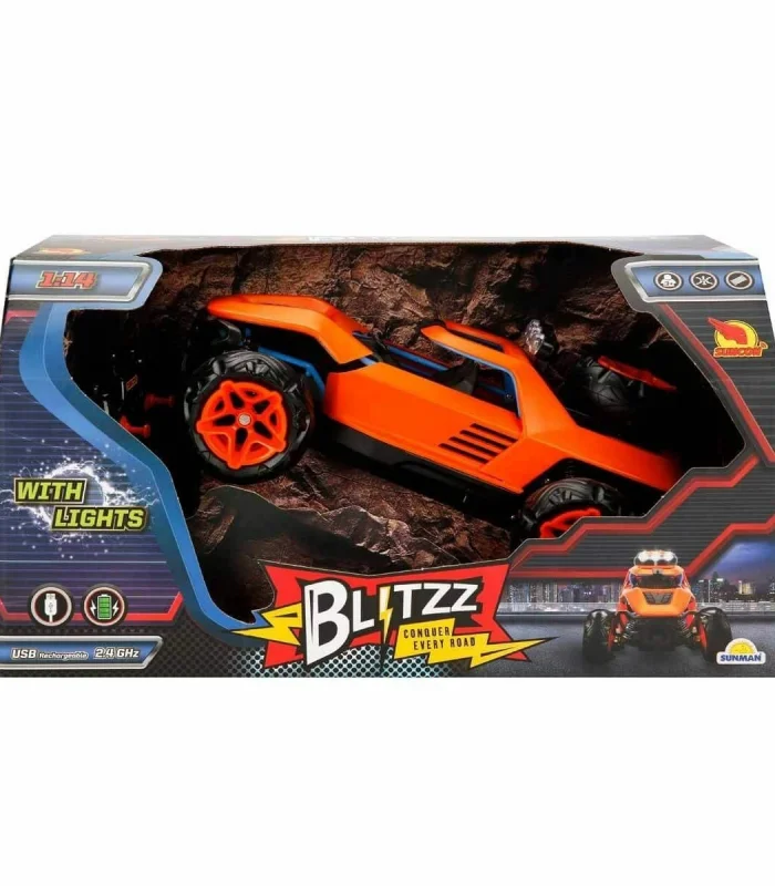 4678 1:14 Suncon Blitzz USB Şarjlı Işıklı Uzaktan Kumandalı Araba 32 cm